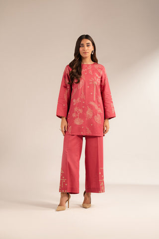 2 Piece Lawn Karandi Embroidered Suit (CP0337)