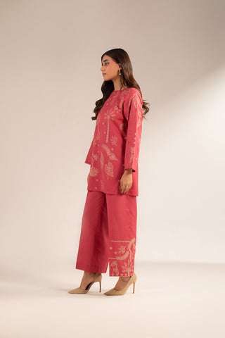 2 Piece Lawn Karandi Embroidered Suit (CP0337)