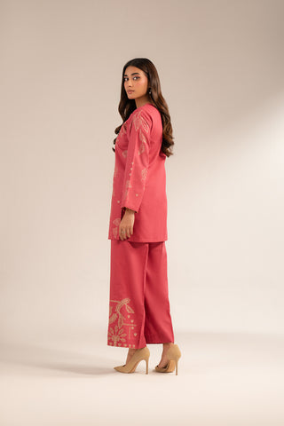 2 Piece Lawn Karandi Embroidered Suit (CP0337)