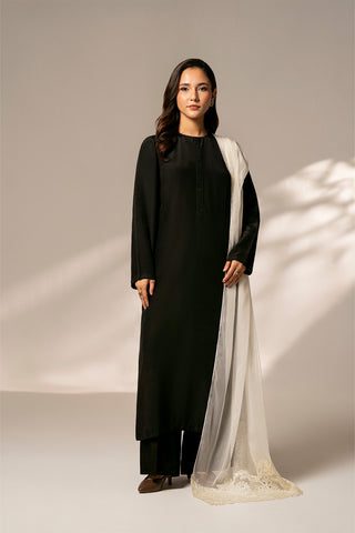 1 Piece Chiffon Embroidered Dupattas/Stoles (FD0067)