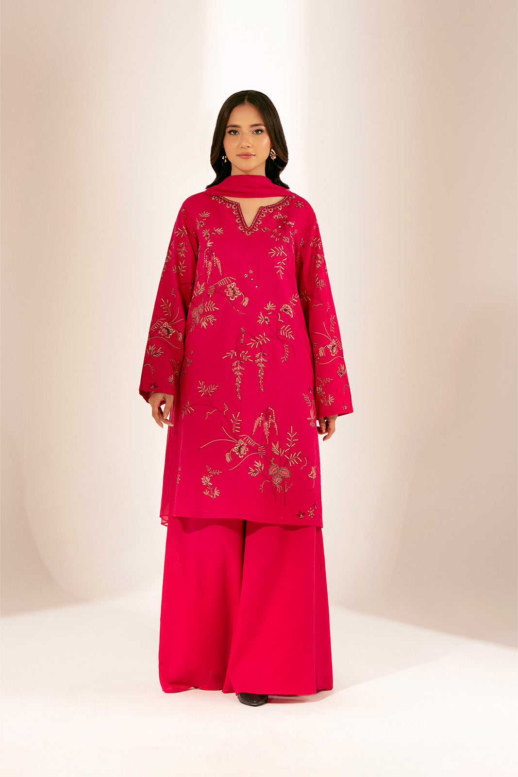 3 Piece Lawn Karandi Embroidered (CS0272)