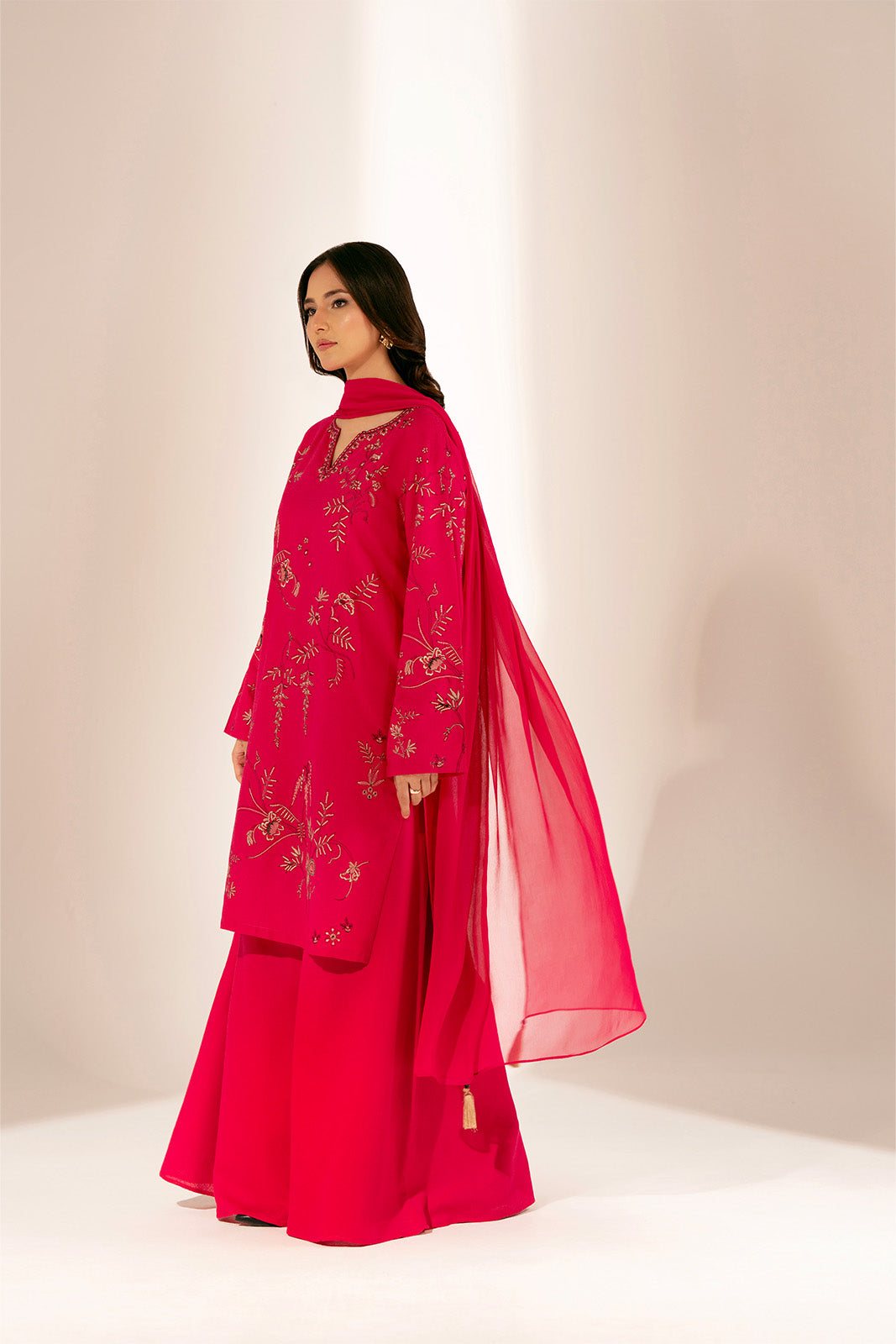 3 Piece Lawn Karandi Embroidered (CS0272)