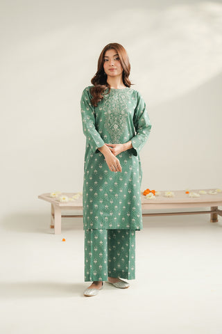 2 Piece Lawn Printed Unstitched Suit (UC0097)