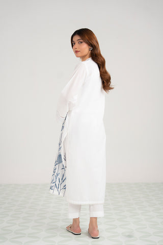 3 Piece Cotton Rip Stop Embroidered Suit (CS0423)