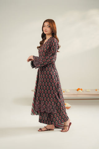 3 Piece Lawn Printed Unstitched Suit (UC0099)