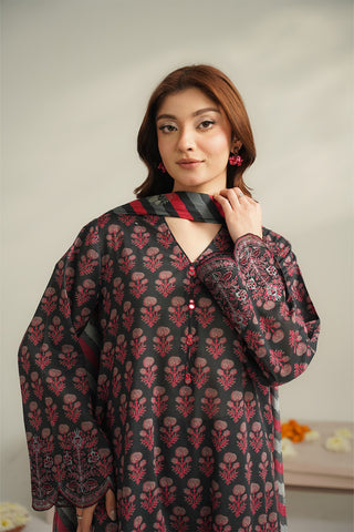 3 Piece Lawn Printed Unstitched Suit (UC0099)