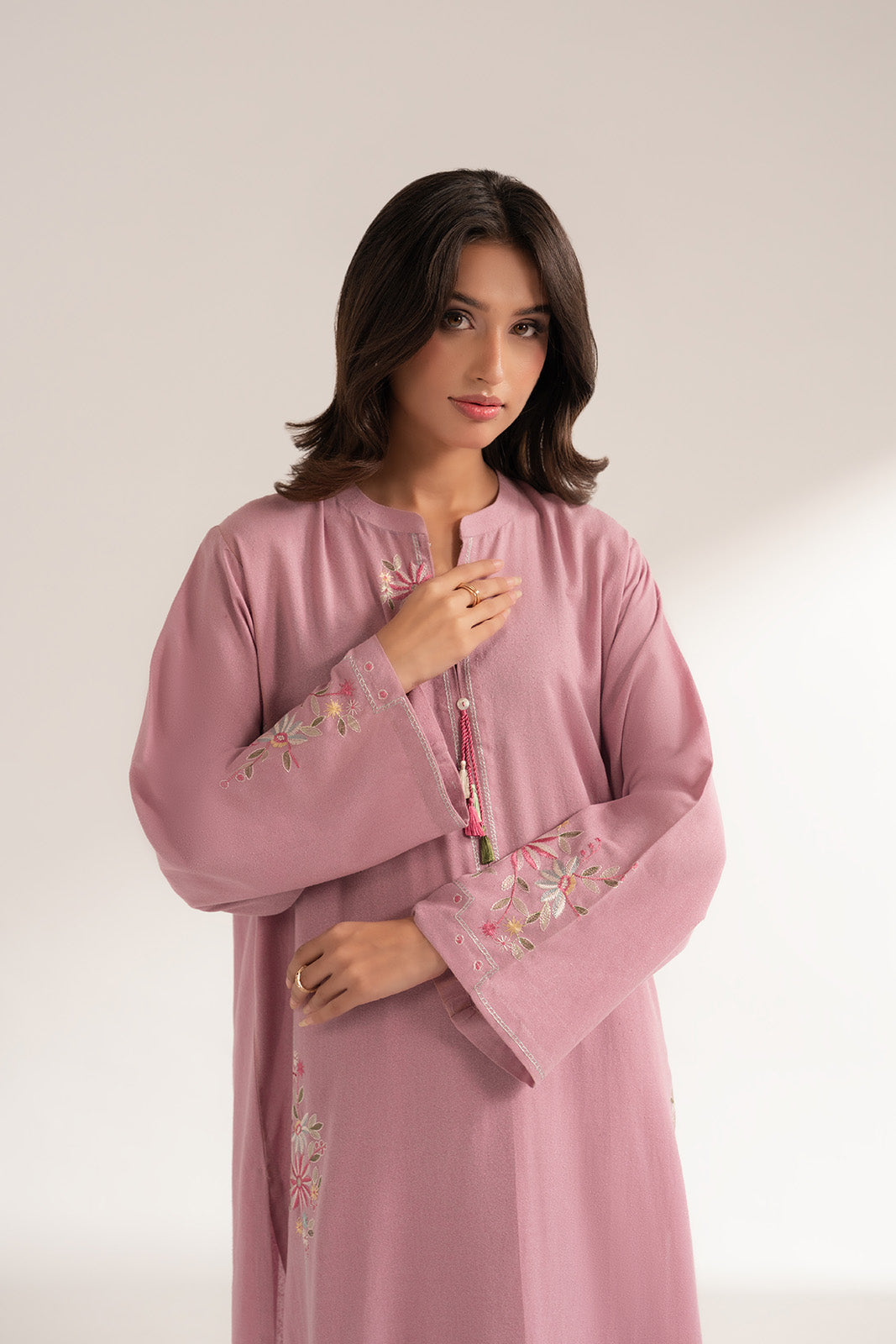 2 Piece Lawn Karandi Embroidered Suit (CS0305)