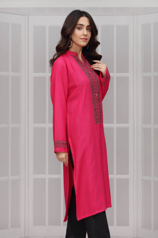 1 Piece Lawn Karandi Embroidered Shirt  (HB0992)