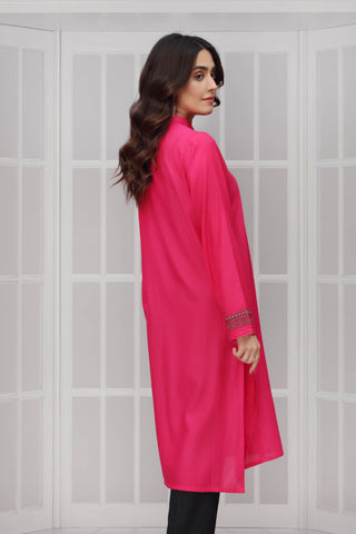 1 Piece Lawn Karandi Embroidered Shirt  (HB0992)