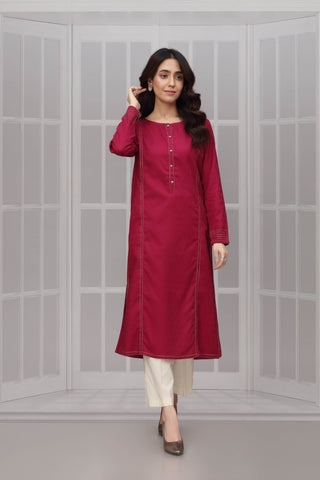 1 Piece Jacquard Self Printed Shirt  (HB0982)