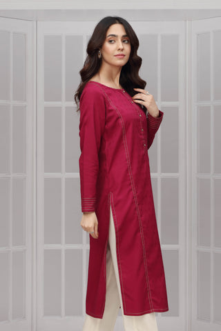 1 Piece Jacquard Self Printed Shirt  (HB0982)