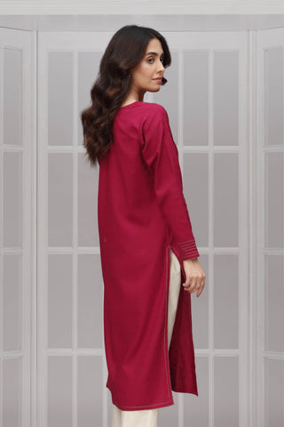 1 Piece Jacquard Self Printed Shirt  (HB0982)