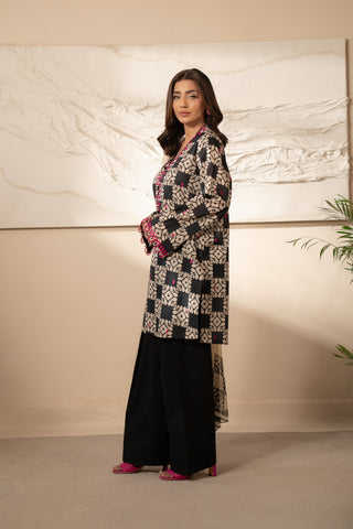 2 Piece Printed Lawn Printed Unstitched Suit (UC0065)