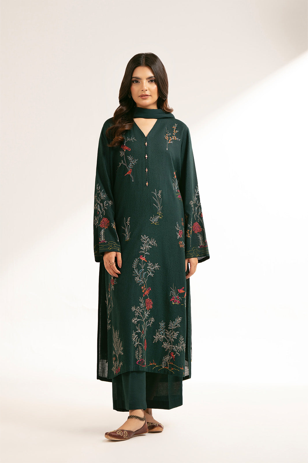 3 Piece Lawn Karandi Embroidered (CS0260)