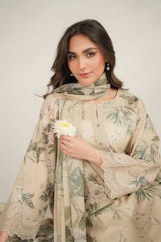 3 Piece Lawn Printed Unstitched Suit (UC0095)