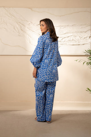 2 Piece Unstitched  Lawn Printed Suit (UC0034)