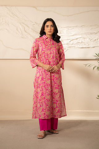 2 Piece Unstitched  Lawn Printed Suit (UC0048)