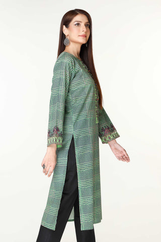 1 Piece Printed Slub Khadar Embroidered & Printed Shirt  (PD1316)