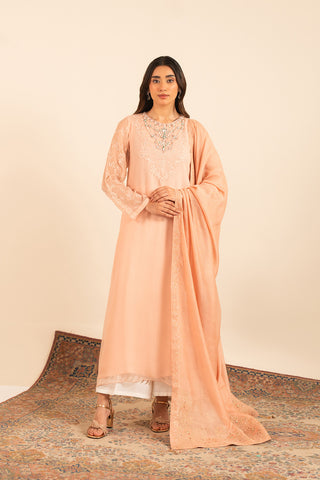 1 Piece Georgette Embroidered Shawl (FH0005)