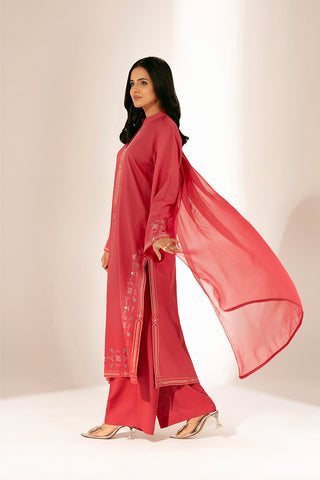 3 Piece Lawn Karandi Embroidered Suit (CS0416)