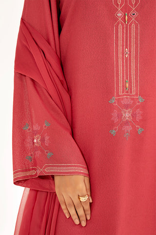 3 Piece Lawn Karandi Embroidered Suit (CS0416)