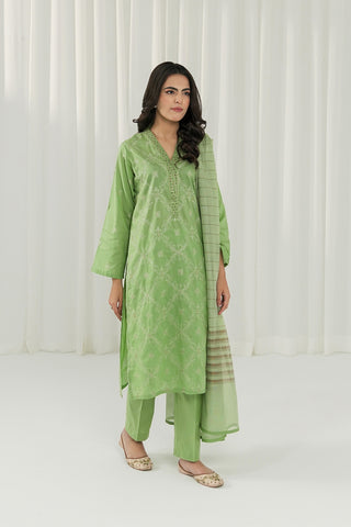 3 Piece Lawn Embroidered Suit (CS0038)