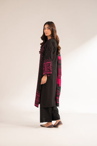 3 Piece Lawn Karandi Embroidered Suit (CS0387)