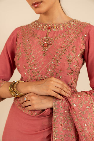3 Piece Chiffon Embroidered (FW0001)