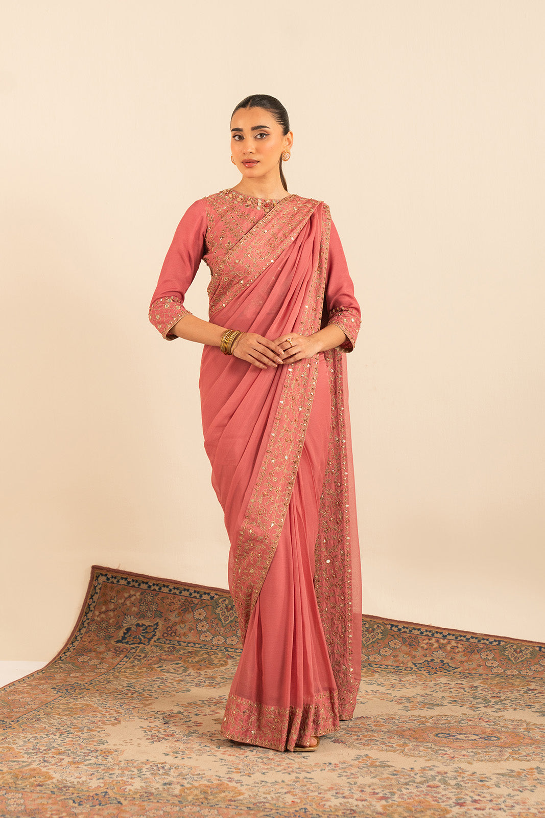 3 Piece Chiffon Embroidered (FW0001)
