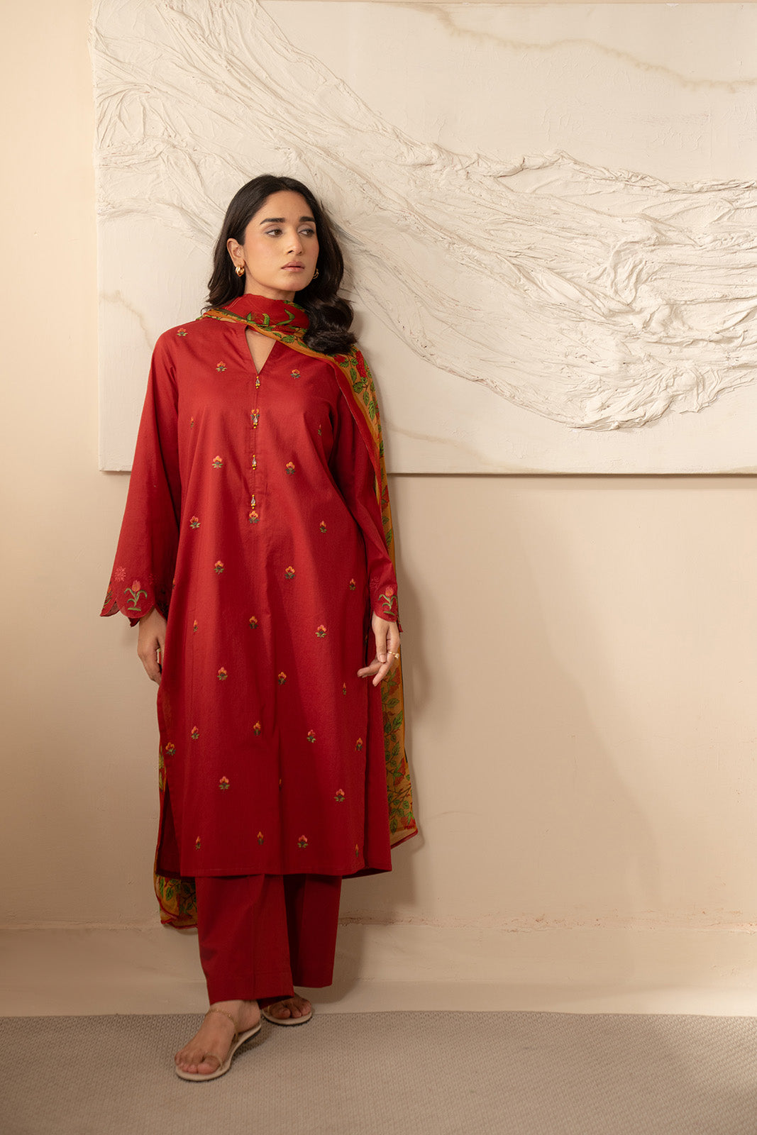 3 Piece Unstitched Lawn Printed Suit (UC0053)