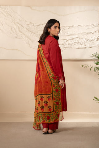 3 Piece Unstitched Lawn Printed Suit (UC0053)