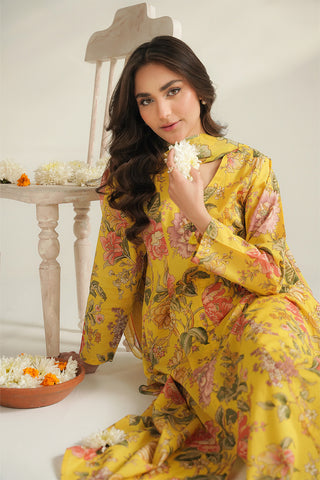 3 Piece Lawn Printed Unstitched Suit (UC0090)