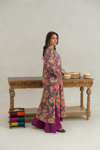 3 Piece Unstitched  Lawn Printed Suit (UC0039)