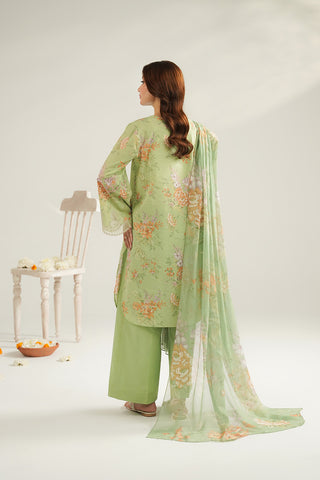 3 Piece Lawn Printed Unstitched Suit (UC0101)