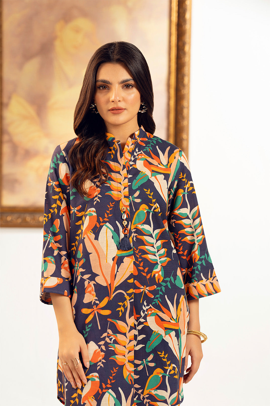 2 Piece Slub Khaddar Printed Suit (UC0066)