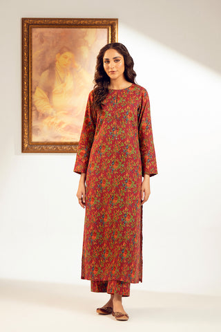 2 Piece Slub Khaddar Printed Suit (UC0068)