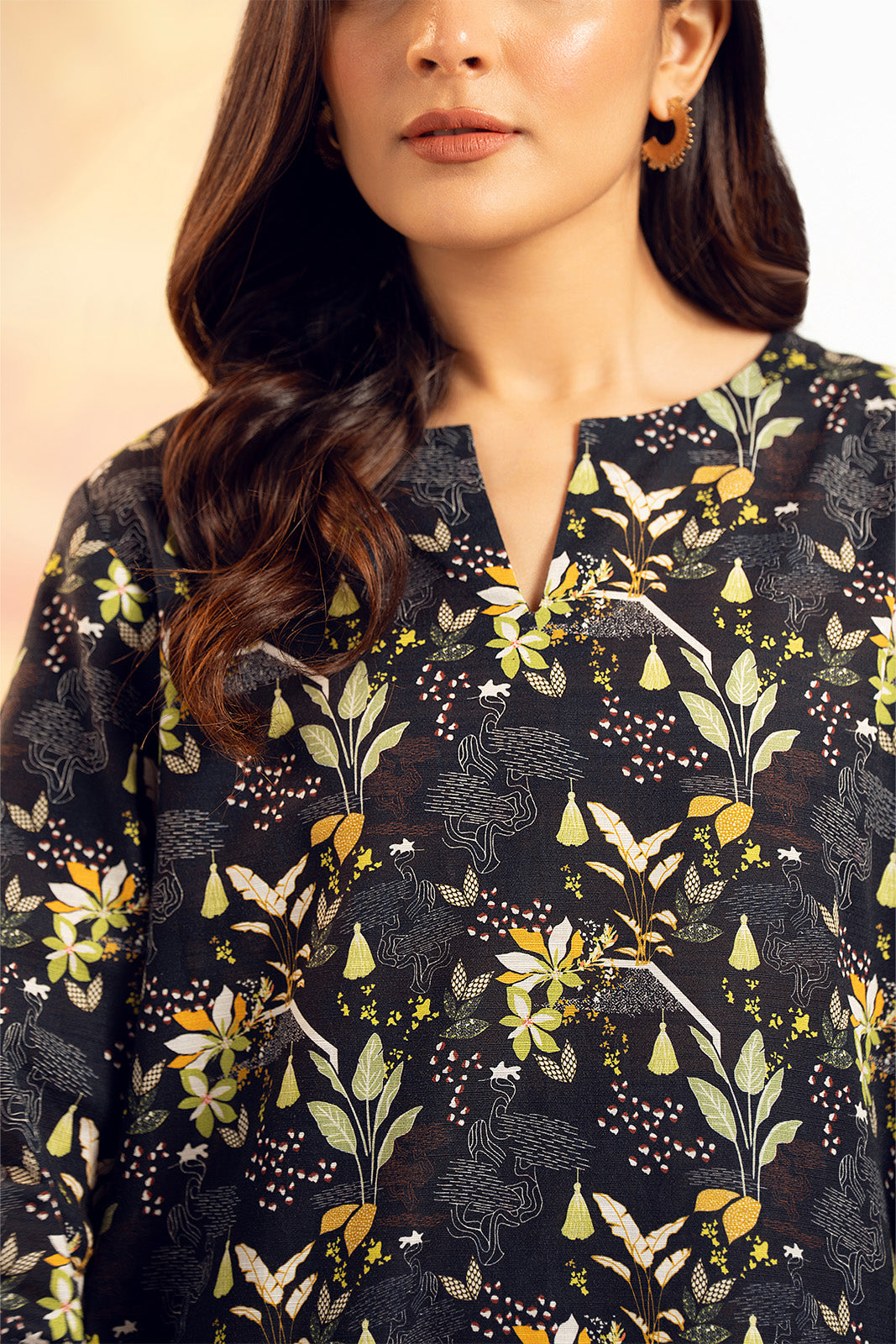 2 Piece Slub Khaddar Printed Suit (UC0069)