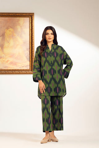 2 Piece Slub Khaddar Printed Suit (UC0070)