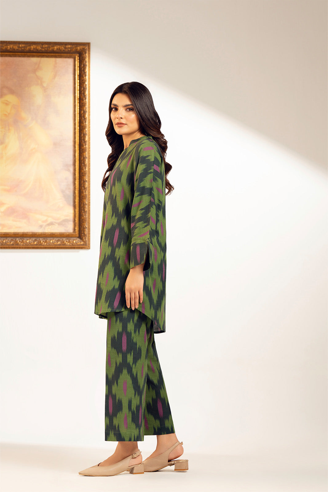 2 Piece Slub Khaddar Printed Suit (UC0070)