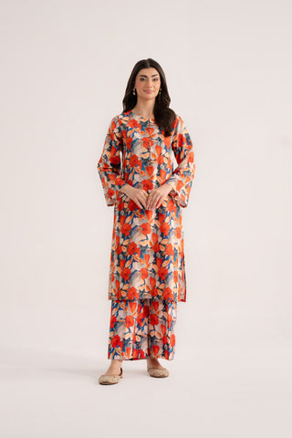 3 Piece Slub Khaddar Printed Suit (UC0072)