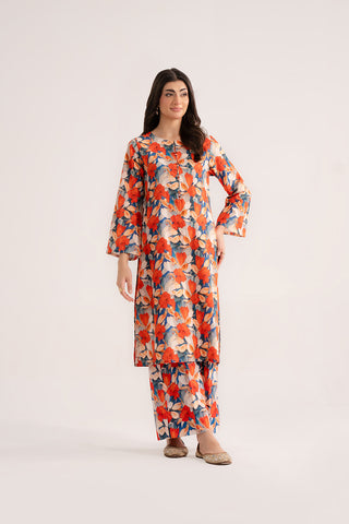 3 Piece Slub Khaddar Printed Suit (UC0072)