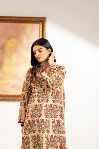 3 Piece Slub Khaddar Printed Suit (UC0073)
