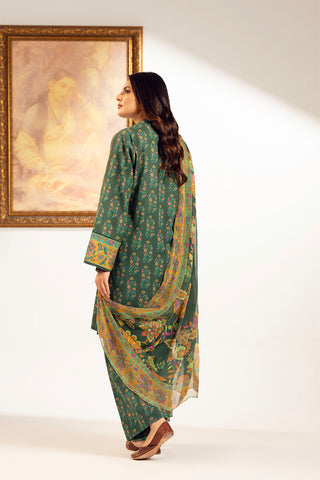 3 Piece Printed Cambric Printed Suit (UC0074)