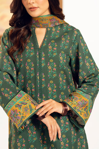 3 Piece Printed Cambric Printed Suit (UC0074)