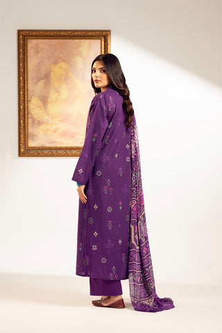 3 Piece Printed Slub Khaddar Printed (UC0079)