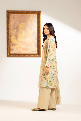 3 Piece Unstitched Slub Khaddar Printed Suit (UC0080)