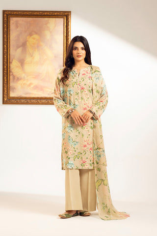 3 Piece Unstitched Slub Khaddar Printed Suit (UC0080)