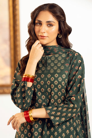 3 Piece Unstitched Printed Cambric Printed Suit (UC0081)