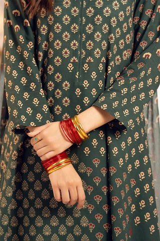 3 Piece Unstitched Printed Cambric Printed Suit (UC0081)