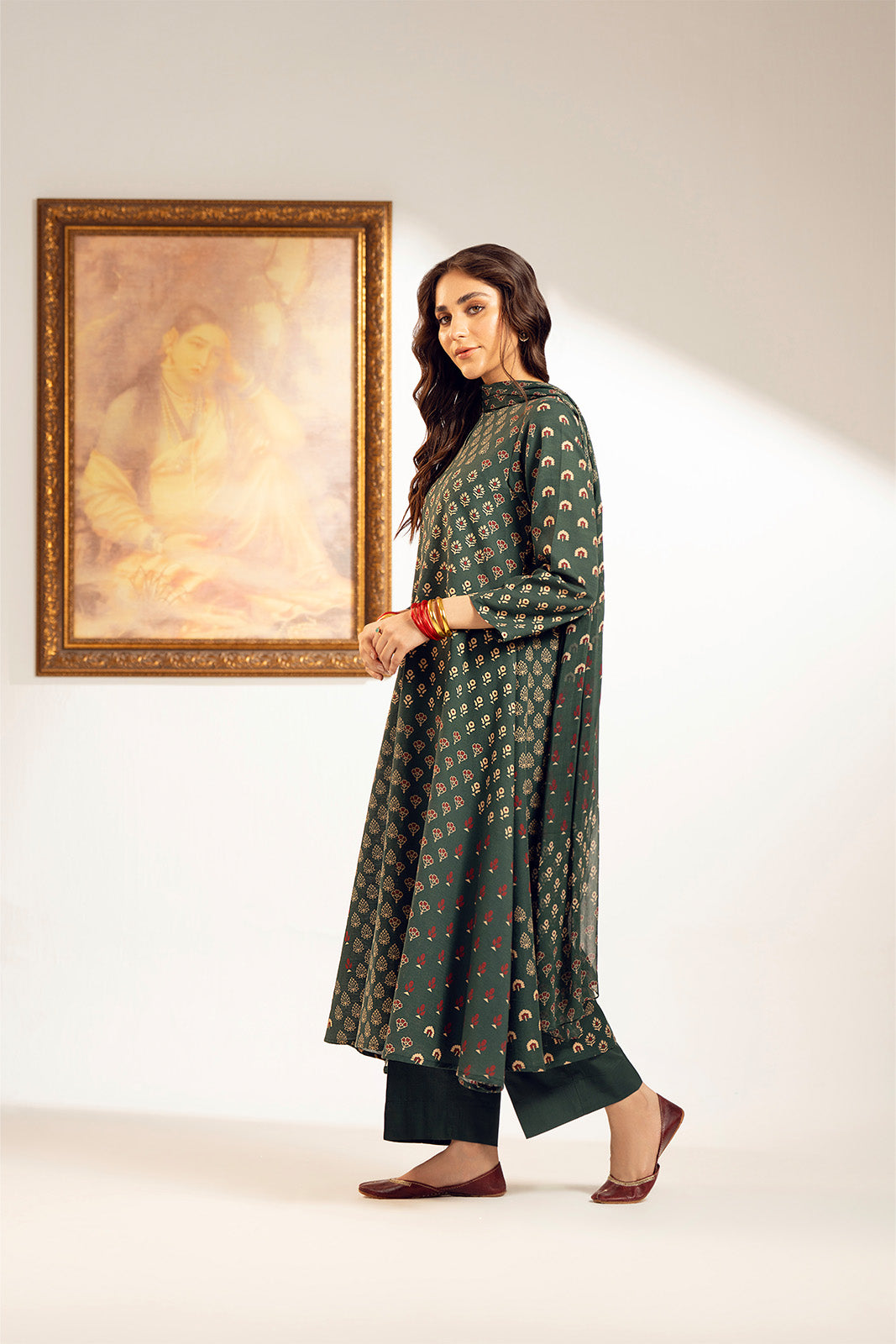 3 Piece Unstitched Printed Cambric Printed Suit (UC0081)